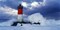 Phare des Pierres-noires lors d une tempete Poster Print by Jean Guichard - Item # VARPDX2JG968